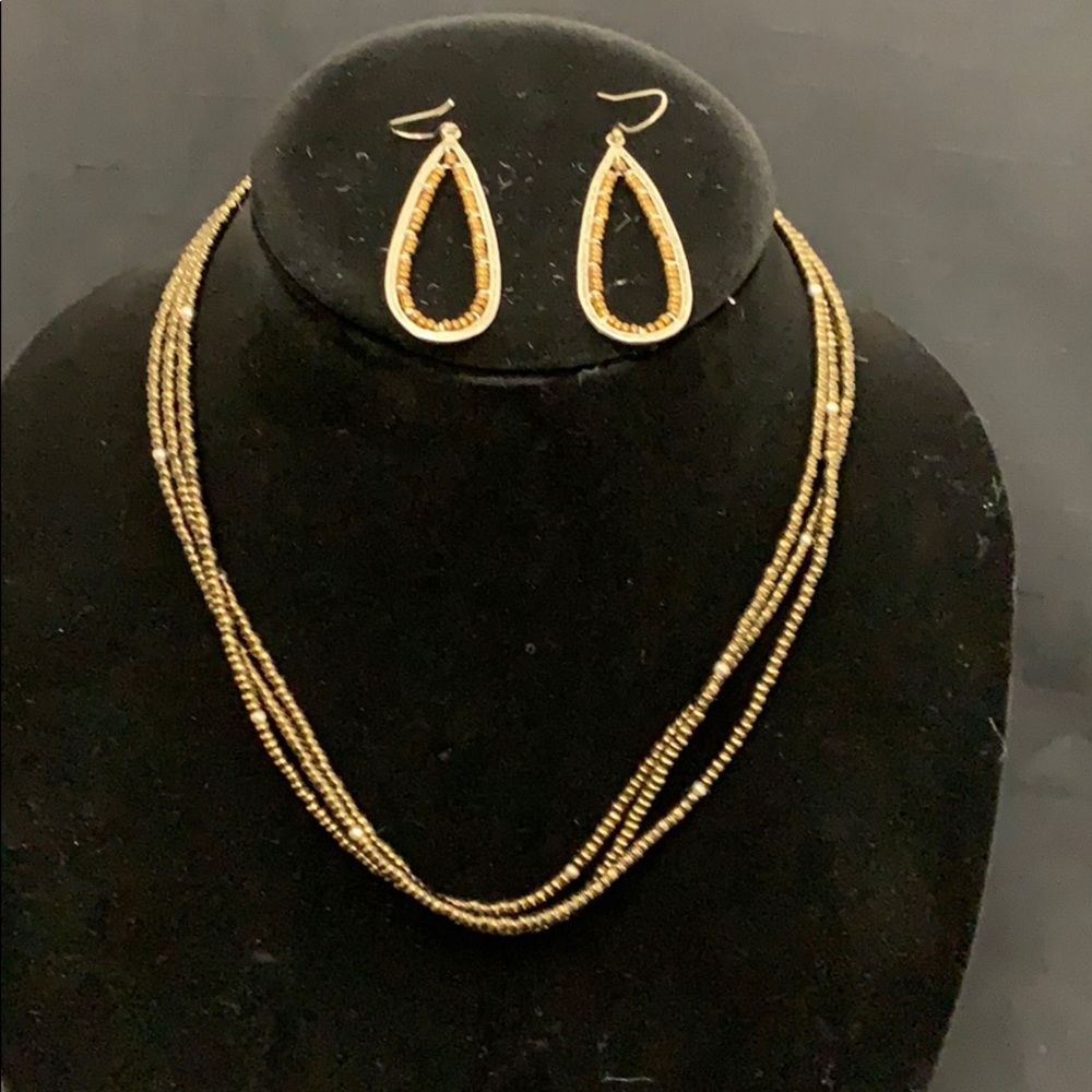 Silpada Necklace and Earrings Set